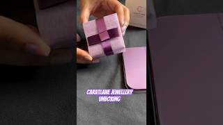 Caratlane Dimond jewellery unboxing online delivery [upl. by Pollie]