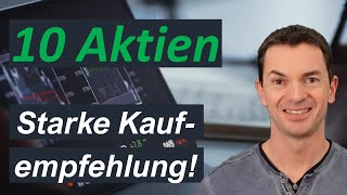 10 Aktien mit einer aktuellen Kaufempfehlung von den Analysten So würde ich 1000 Euro investieren [upl. by Ocsic38]