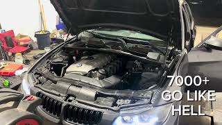 257WHP N52 Velocity Stacks Dyno Pull [upl. by Yztim949]