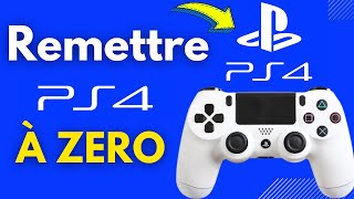 Comment Remettre Une Ps4 À Zéro  Très Facile [upl. by Aneekal]