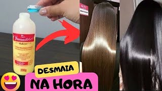 MISTUREI ISSO NO YAMASTEROL e DESMAIOUALINHOU MEU CABELO NA HORA [upl. by Gniy704]