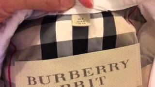 How to spot a real authentic Burberry trench coat [upl. by Temhem]