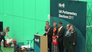 Kirkcaldy amp Cowdenbeath General Election Declaration [upl. by Ynnus]