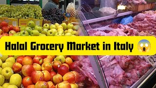 Italy ki Halal Market for Muslims  Halal Chicken  Grocery Shopping  Without Voice [upl. by Tak]