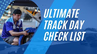 ULTIMATE Motorcycle Track Day Check List [upl. by Jelks32]