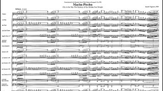 Complete Score Machu Picchu City in the Sky  Satoshi Yagisawa for concert band [upl. by Alister]