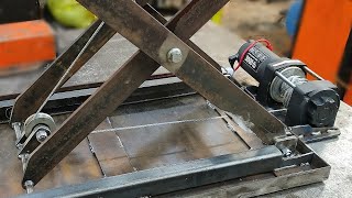 Making Electric Scissor Lift Table [upl. by Allard]