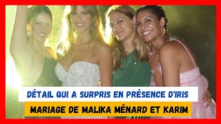 Iris Mittenaere au Mariage de Malika Ménard  Révélation dun détail inattendu [upl. by Iaverne]