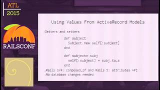 RailsConf 2015  What Comes After MVC [upl. by Attenod273]