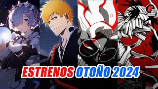 🤩 ESTRENOS ANIME TEMPORADA OTOÑO 2024 y donde verlos  Rincón Otaku [upl. by Anillek97]