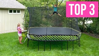 TOP 3  Meilleur Trampoline Extérieur 2022 [upl. by Atenek]