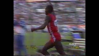 1983 Pietro Mennea  Mondiali Helsinki Finale 4x100 [upl. by Hafirahs]