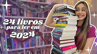 ✨ 24 LIVROS PARA LER EM 2024 tudo que quero ler no próximo ano 🙏🏻 [upl. by Dex]