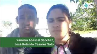 Yamilka Abascal y su esposo José Rolando Casares denuncian detención arbitraria [upl. by Buckingham]