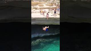 🔥WATCH Craziest Cliff Jump Ever Seen [upl. by Aniloj59]