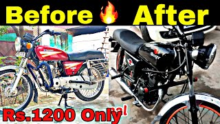 Kawasaki boxer को 1200 रुपये में बनाया दिया New model  Bajaj boxer modified  Fs modified [upl. by Barabas]