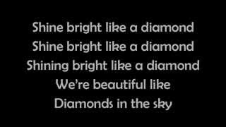 Rihanna  Diamonds lyrics [upl. by Analah96]