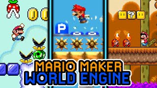 Mario Maker World Engine is INCREDIBLE  Mario Maker for PC [upl. by Melessa]