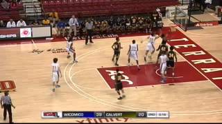 Derrick Hayward of Wicomico stickback dunk in 2013 MPSSAA 2A Semis [upl. by Elocel]