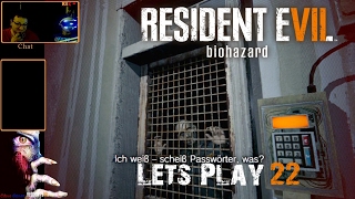 Resident Evil 7 22  Diese Scheiss Passwörter Stream Mitschnitt PS VR [upl. by Arriek]