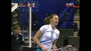 Steffi Graf vs Gabriela Sabatini Exhibition Berlin 2004 2Set partly [upl. by Haeluj]