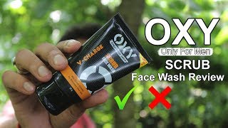 OXY Only For Men Scrub Face Wash Review  V  Charge  Hindi  Be BuNny [upl. by Enilesoj]