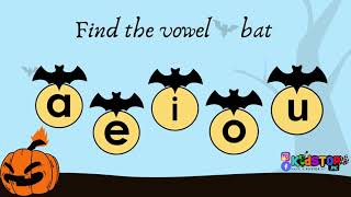 Vowels  Vowel bat song  Vowels Activity  Preschool Activity  Early Childhood Education  KidStop [upl. by Arikaahs]