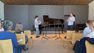 Poulenc Sonata for 2 Clarinets FP 7 Live [upl. by Havener]