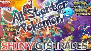 Pokemon  Shiny Starter Pokemon  Competitive ready [upl. by Amathist]