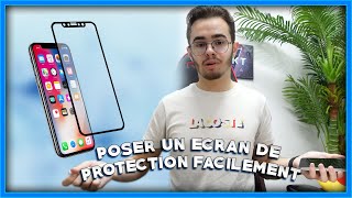 Comment poser un verre de protection trempé facilement et sans bulle sur Iphone [upl. by Lenka241]