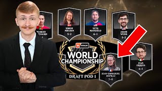 Magic The Gathering World Championship Draft Day 2 Live Reaction [upl. by Anaiv]