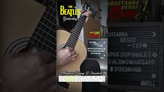 thebeatles yesterday beatles paulmccartney youtubeshorts shorts guitar tutorial short fyp [upl. by Brill911]