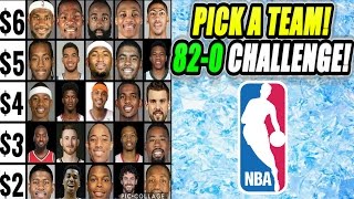 PICK A TEAM CAN YOU BUILD A DOMINATE SQUAD 820 CHALLENGE NBA 2K17 MY LEAGUE [upl. by Pax]