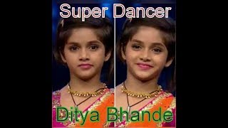 Super Dancer  Chapter 1  Ditya Bhande  Dance [upl. by Hoban872]