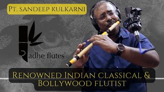 Radhe Flutes with Pt Sandeep Kulkarniji  PVC Fiber C Natural Middle Octave Bansuri [upl. by Terry]