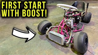 125cc TURBO Go Kart Build  Part 6 Fuel Injected [upl. by Ahsai468]