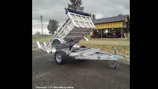 2024 CargoPro Dump Trailer 5 x 8 3k Aluminum Dump  Ha [upl. by Hare732]