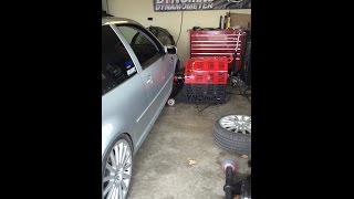 03 MK4 GTI FRANKEN KO4 DYNO PULL 20PSI [upl. by Kirst]