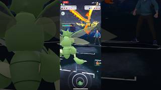 Pokémon Go Scyther vs Tentacruel and Moltres [upl. by Assej]