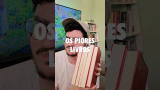 📚 OS PIORES LIVROS QUE JÁ LI NA MINHA VIDA pt 2 📚 booktube literatura livros books bookshelf [upl. by Ahsinad]