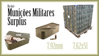 Munições SURPLUS Militar M80 DAG DM111 e 792mm LPS GS [upl. by Ferretti358]