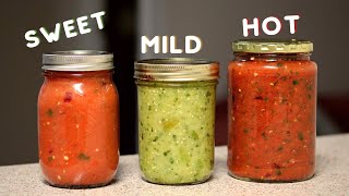 Homemade Salsa Recipes 3 WAYS [upl. by Fasta]