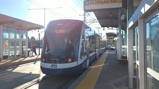 ETS LRT Bombardier Cars 2017 2025 Valley Line Southbound [upl. by Downey]