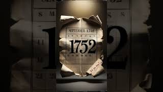 1752 September Calendar History history [upl. by Leasi]