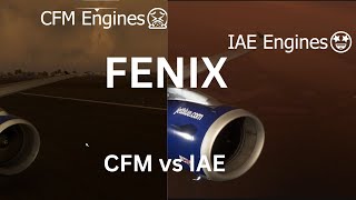 Fenix CFM and IAE engine comparison [upl. by Marino]