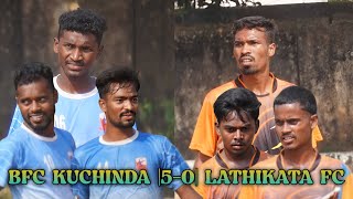 Quarter Final Football MatchBFC Kuchinda VS Lathikata FCBarkote Football TurnamentAgnes Bara [upl. by Leipzig129]