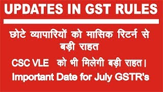 GST LASTEST UPDATES  NEW RULES  FOR SMALL BUSINESS V TALK [upl. by Anires]