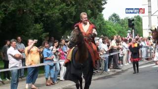 Daniel Olbrychski  Przejazd na koniu przez Racibórz [upl. by Niveb]