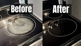 How To Clean Your Glass Cooktop Stove Like A Pro [upl. by Mellar]