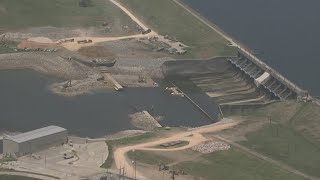 Repairs at Lake Livingston Dam completed [upl. by Anirdua]